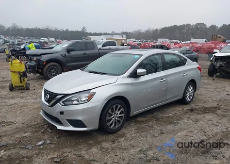 2017 Nissan Sentra Sv z USA, uszkodzony, nr VIN 3N1AB7AP2HY333646